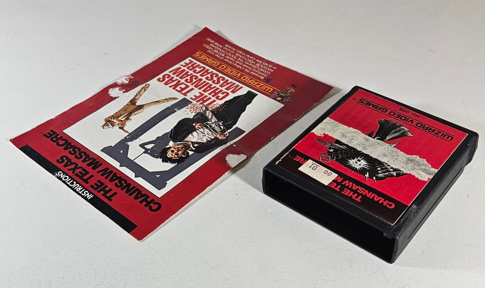 Atari 2600 The Texas Chainsaw Massacre w/ Manual – 1983 Atari – Tested and Works