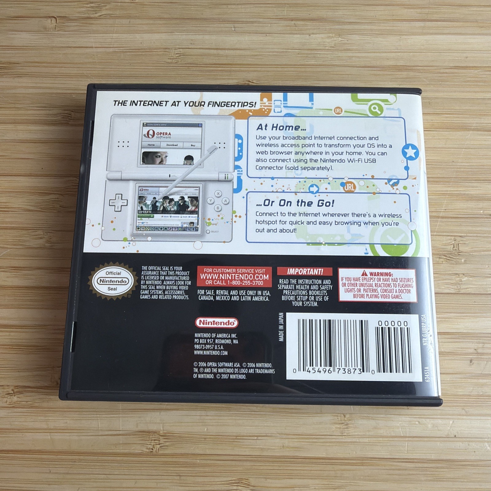 Nintendo DS Browser (Nintendo DS, 2006) CIB Complete With MANUAL