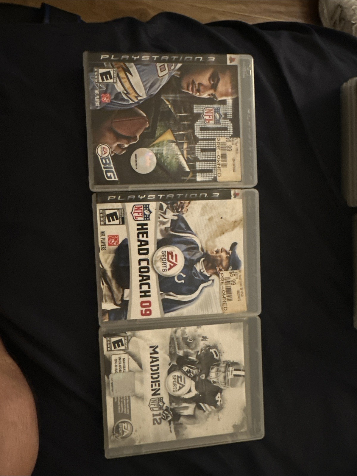 NFL Tour , HEAD COACH 09, Madden 12 CIB TESTED AND WORKING