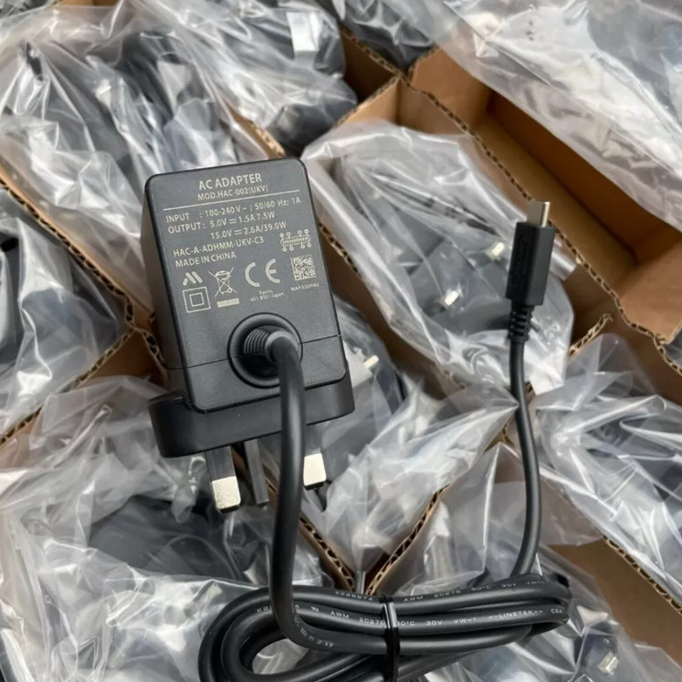 NEW For Nintendo Switch +OLED AC Power Adapter HAC-002 Supply Charger US