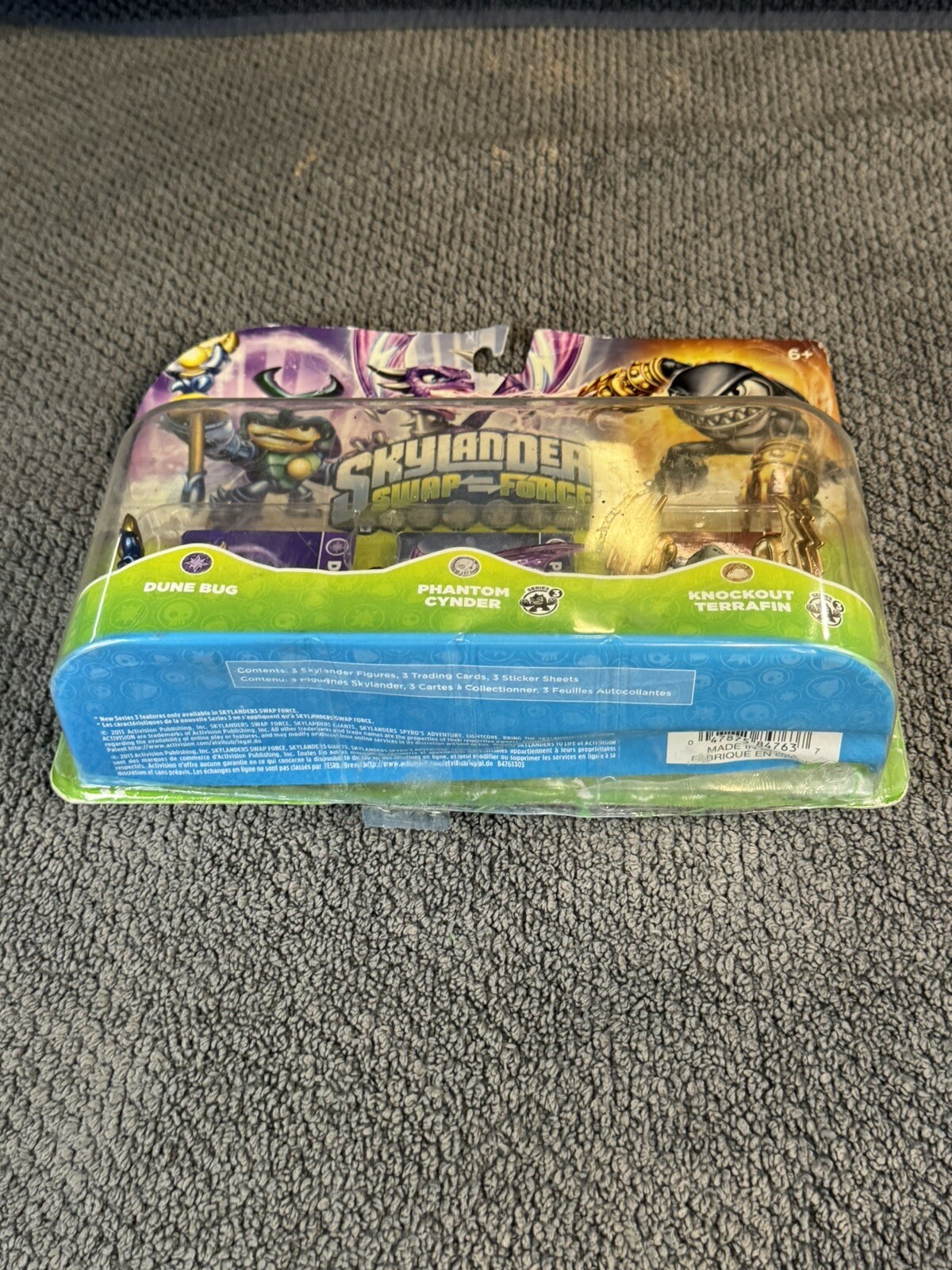 Skylanders SWAP Force 3 Pack: Dune Bug-Phantom Cynder-Knockout Terrafin *NEW*