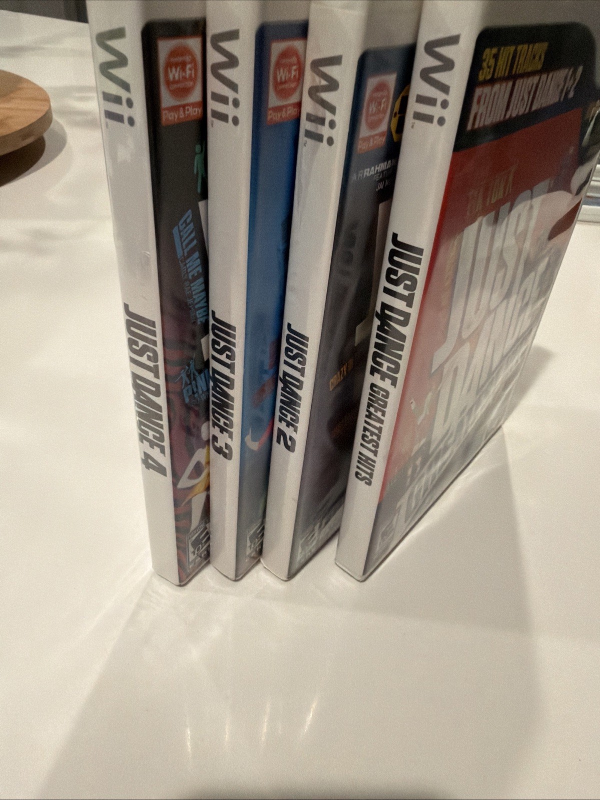 Just Dance Wii Bundle! Just Dance Greatest Hits, 2 ,3, & 4!!!!