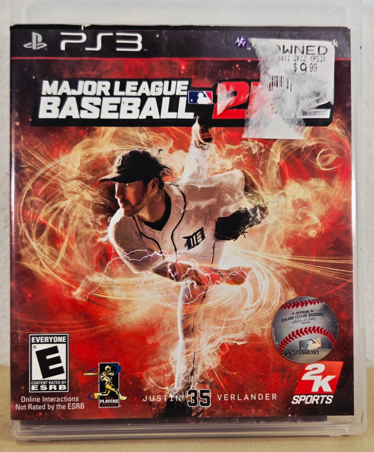 Major League Baseball 2K12 For PlayStation 3, PS3, Complete, Tested