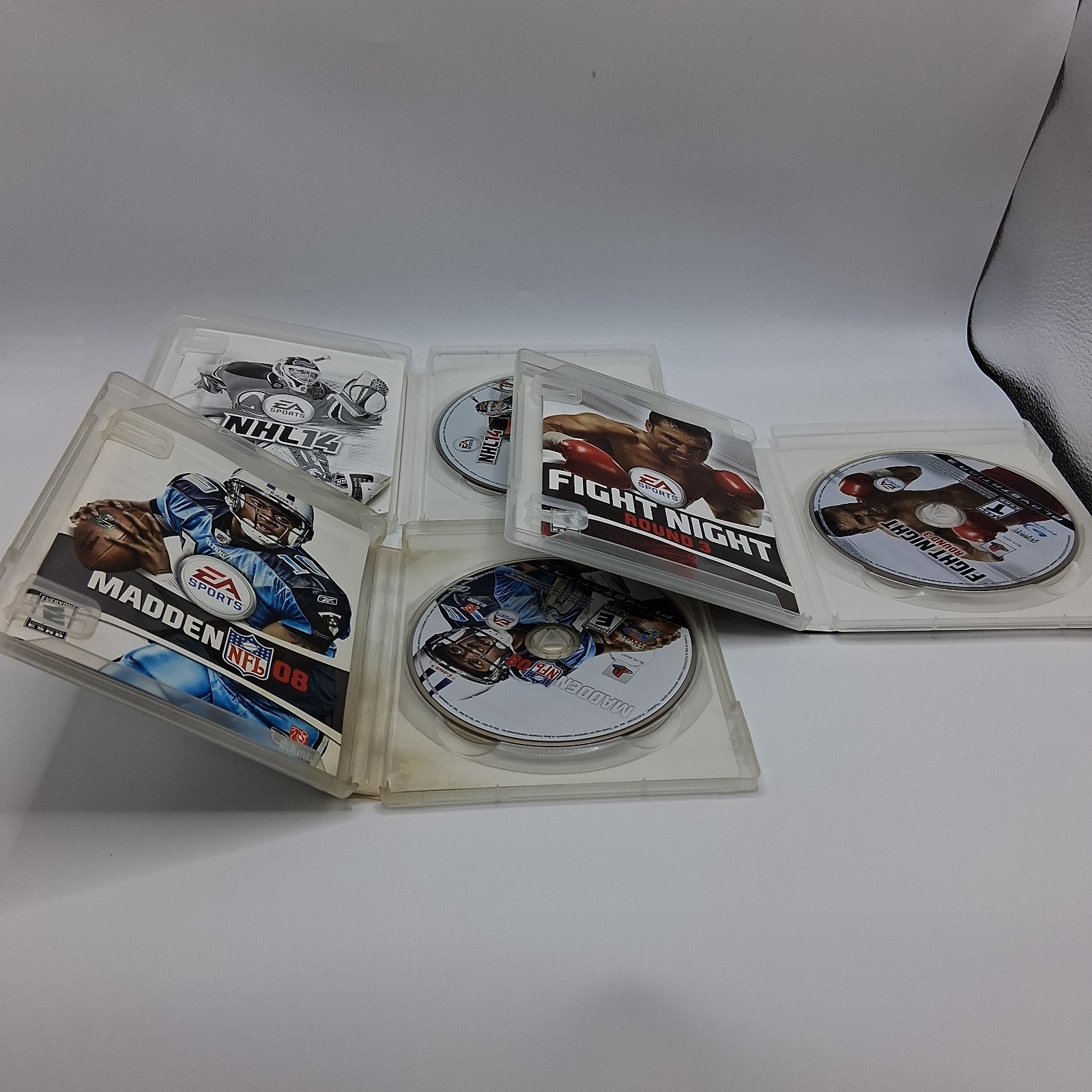 EA Sports PS3 3-Game Bundle: NHL 14, Madden 08, Fight Night Round 3