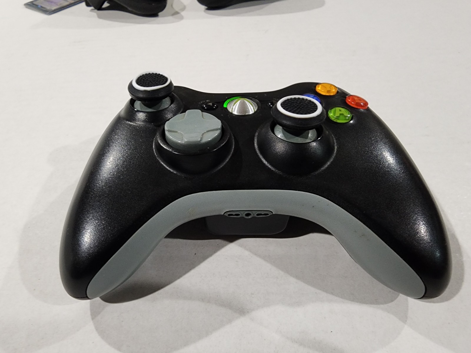 Microsoft Xbox 360 Wireless Controller Black and Gray Model 1403 OEM *SEE PICS*