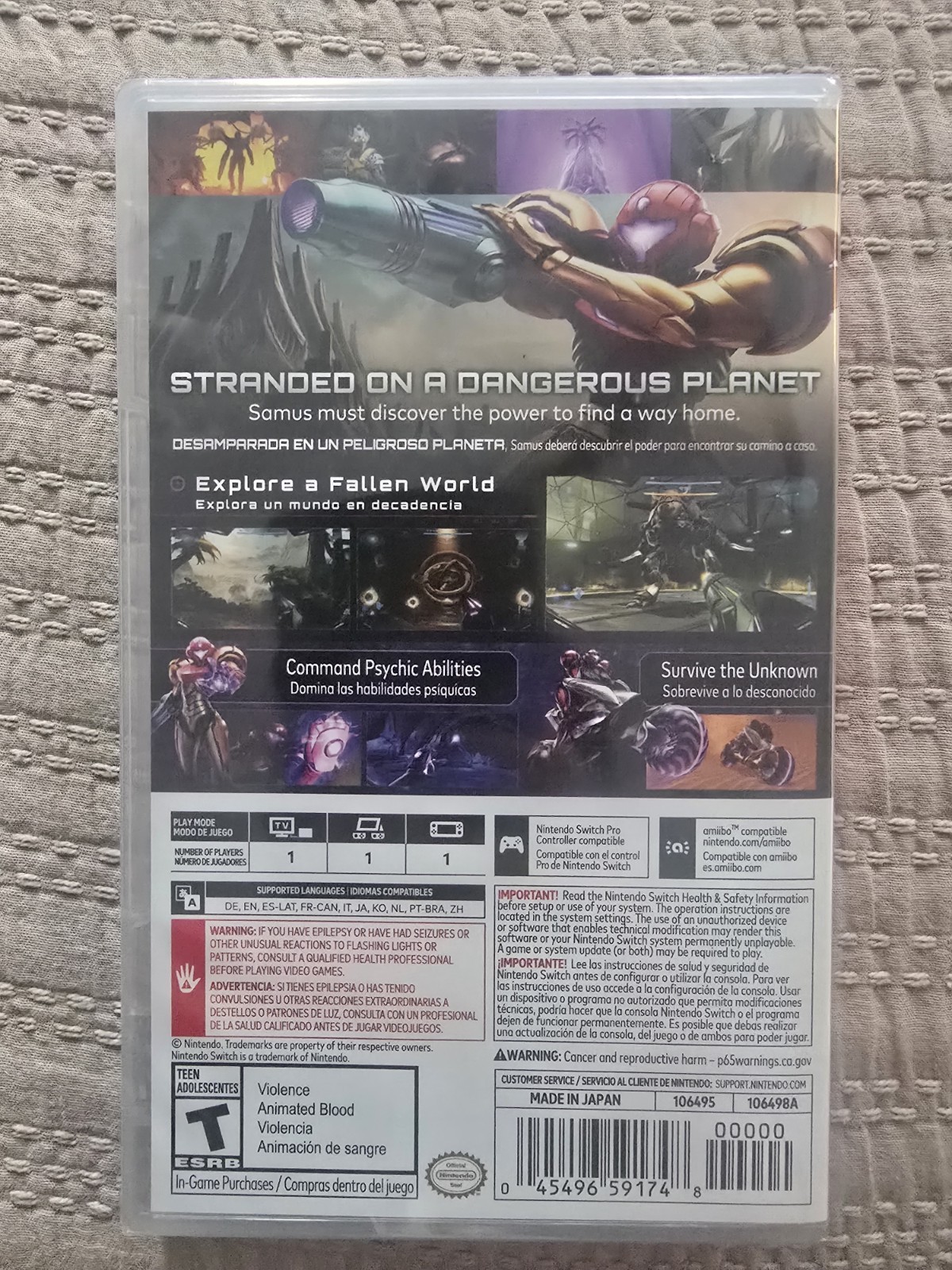 Metroid Dread Nintendo Switch 2021 Action/Adventure