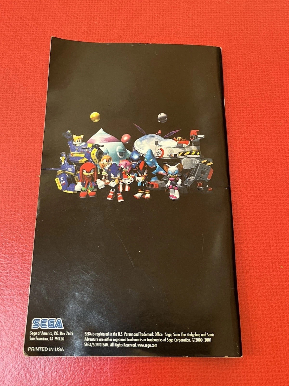 MANUAL ONLY! Sonic Adventure 2 Battle (Nintendo GameCube) English NO GAME!