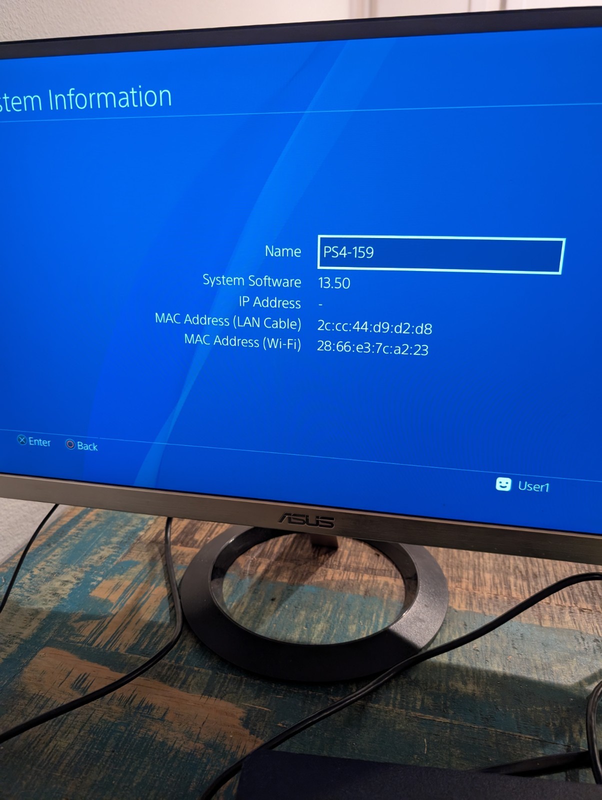 Sony PlayStation 4 Slim 1TB w/ Cotroller & Cables