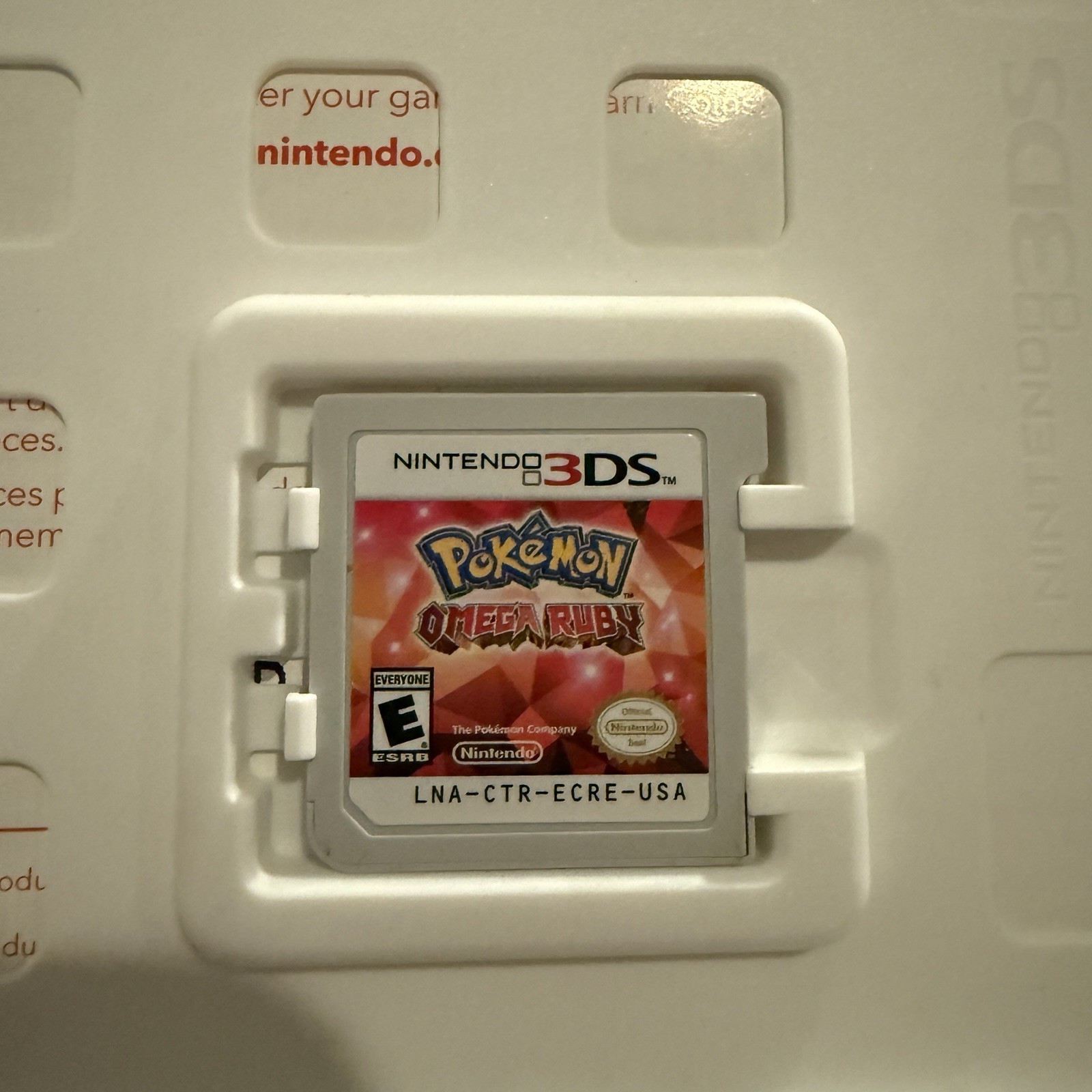 Pokemon Omega Ruby Nintendo 3DS Game Manual Included Original Case & Cartridge