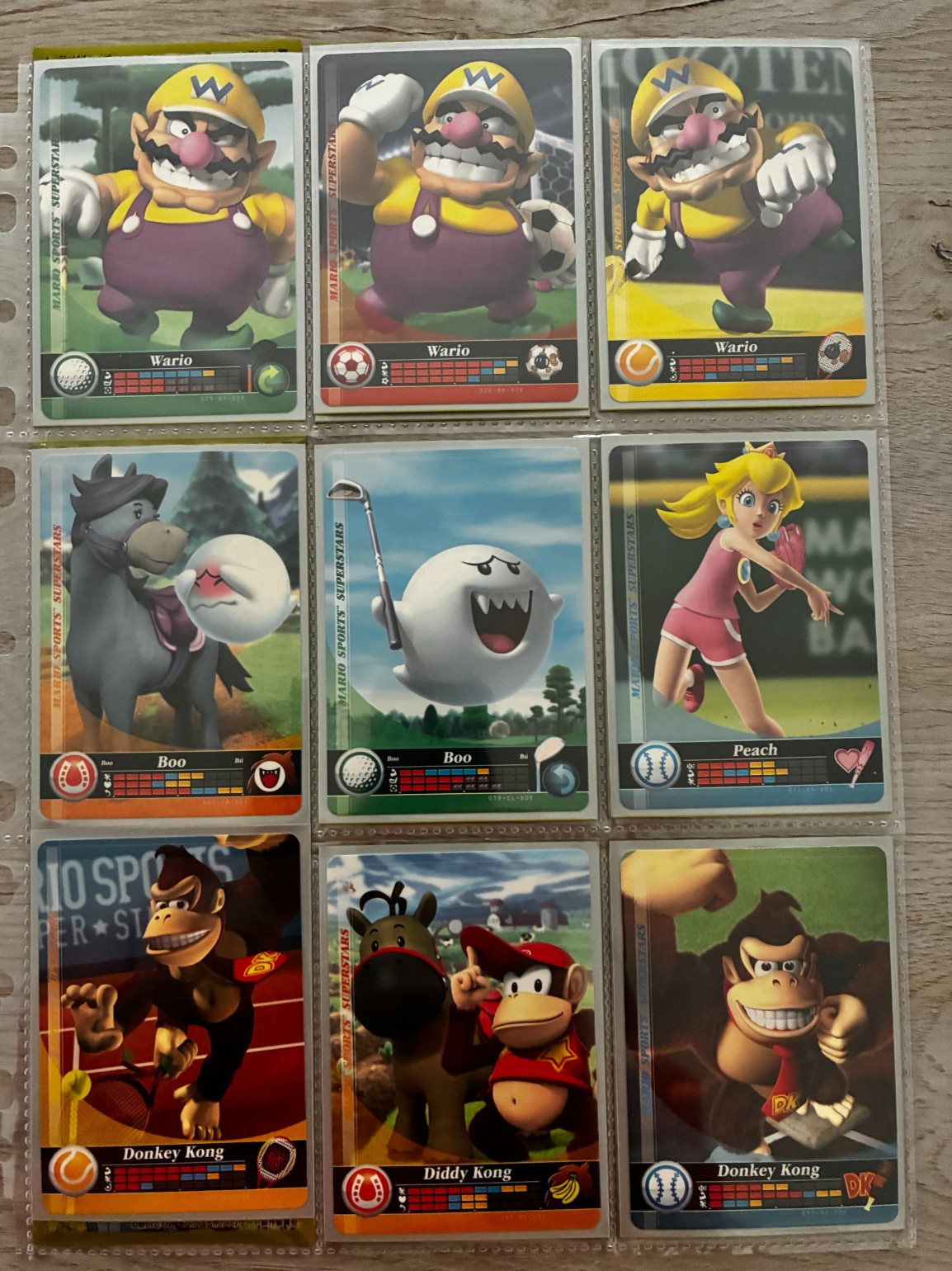 30 Mario Sports Superstars Amiibo Cards USA Version