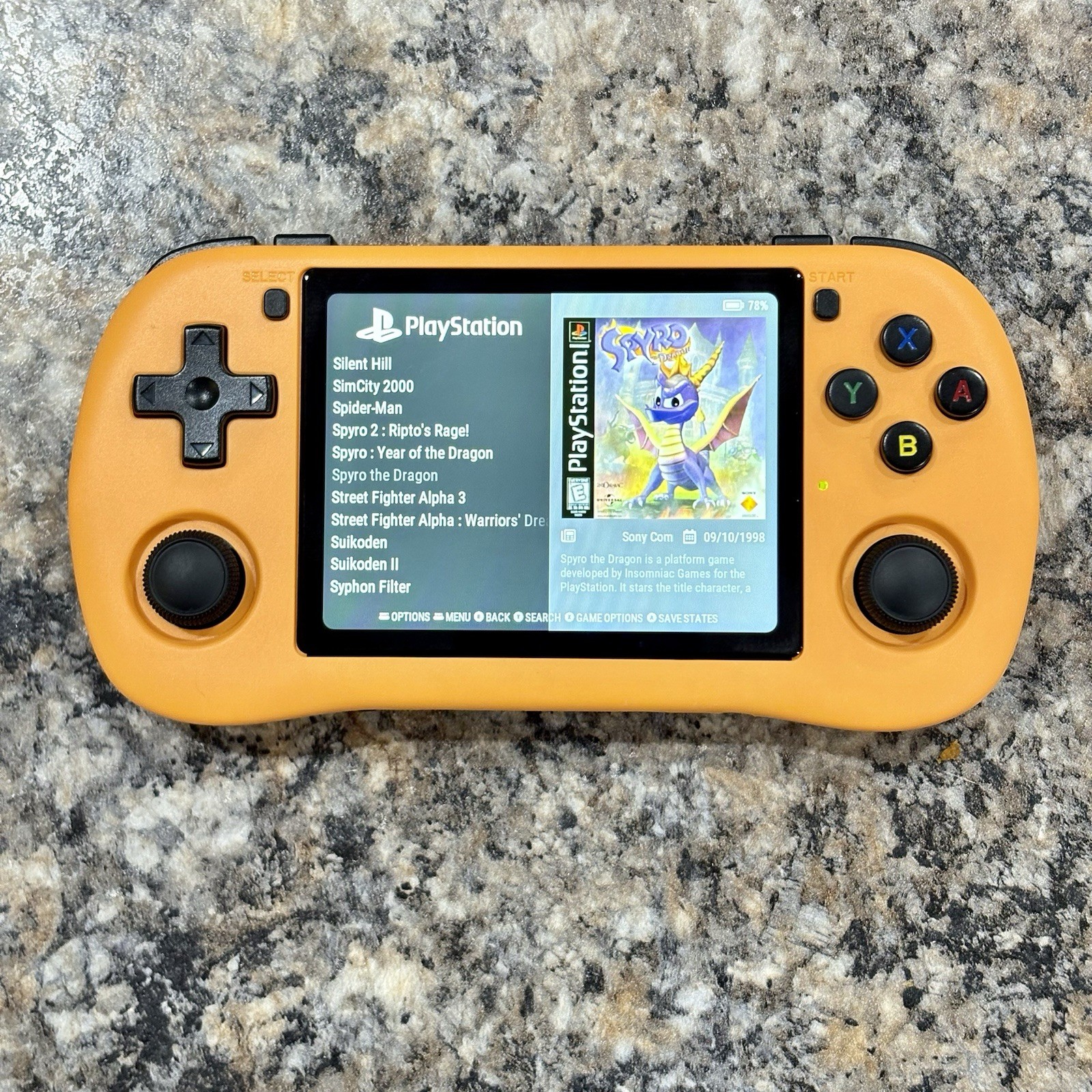New PowKiddy X35H Gaming Handheld New 64GB Card Custom Loaded Ready To Play