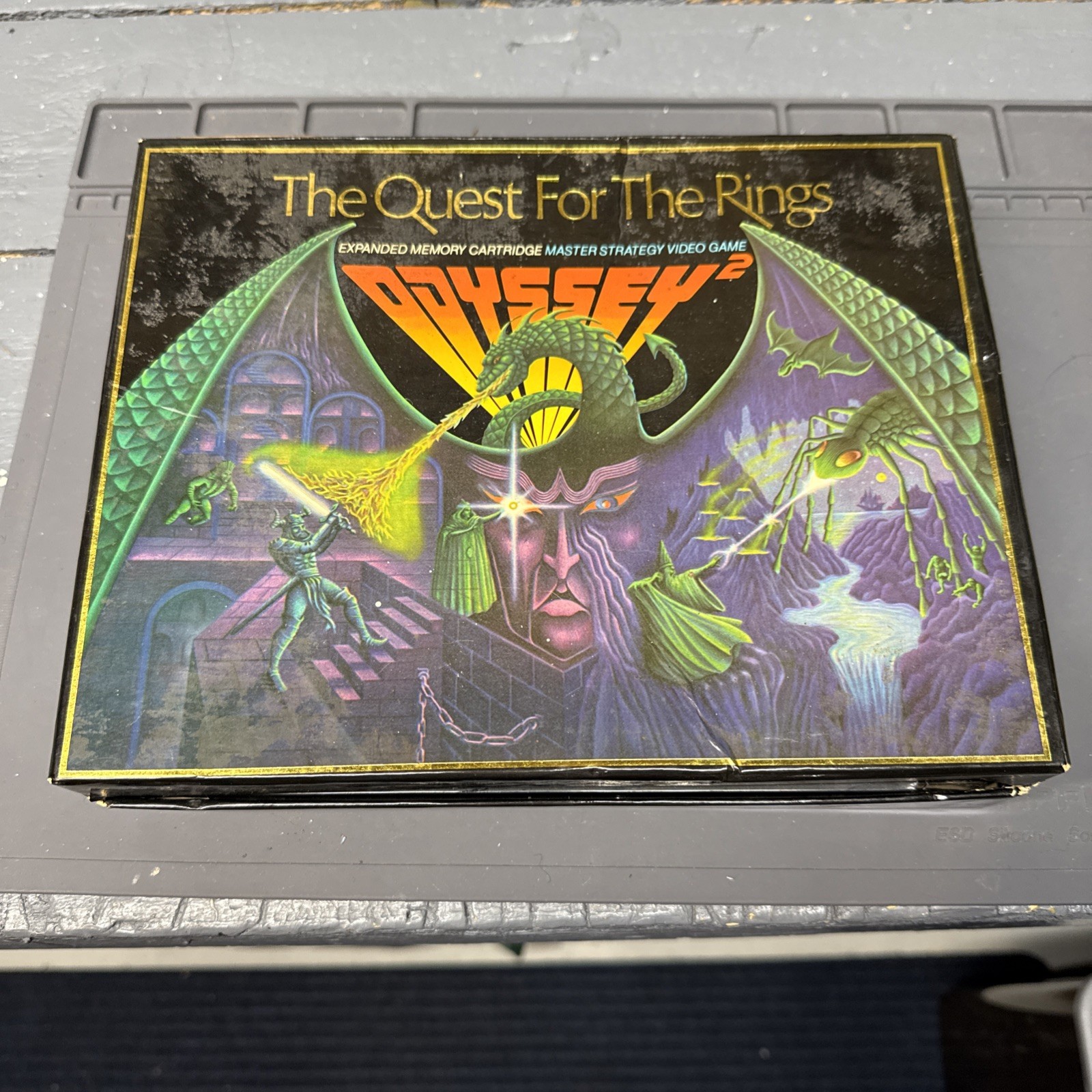 The Quest For The Rings Magnavox Odyssey 2 ( Missing Some Token Pieces)