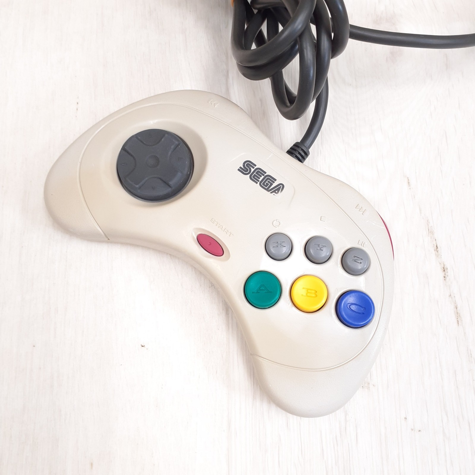 Sega Saturn Console Japan White Bundle with 3 Games 2 Controllers tested NTSC-J