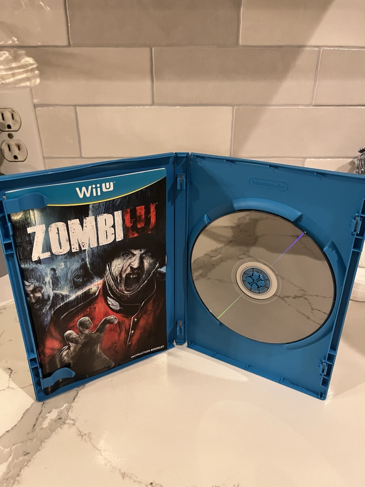 Nintendo Wii U Zombi U Ubisoft with Manual- Tested And Works Great!