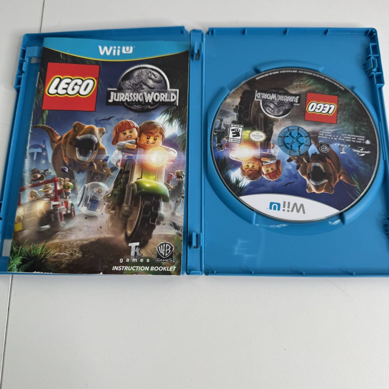 Lot of 3 Nintendo WiiU Wii U Lego Jurassic world, Lego movie, City undercover