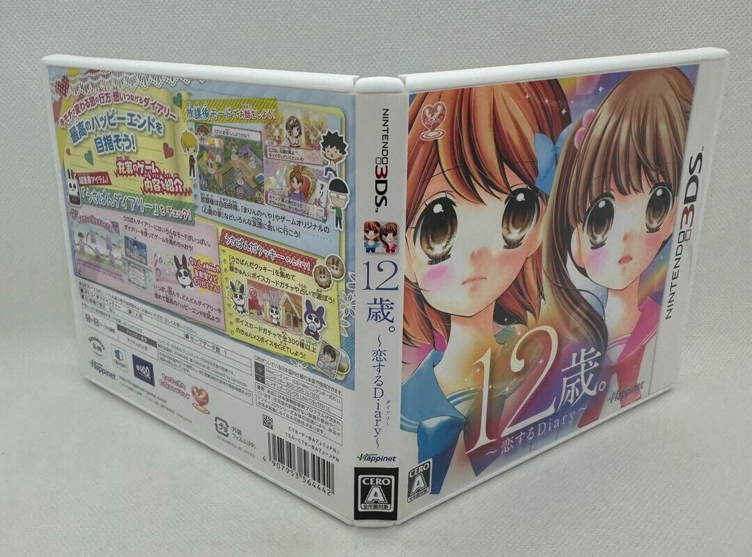 Age 12 Years Old Melting Puzzle & True Feelings & Love Diary set Nintendo 3DS
