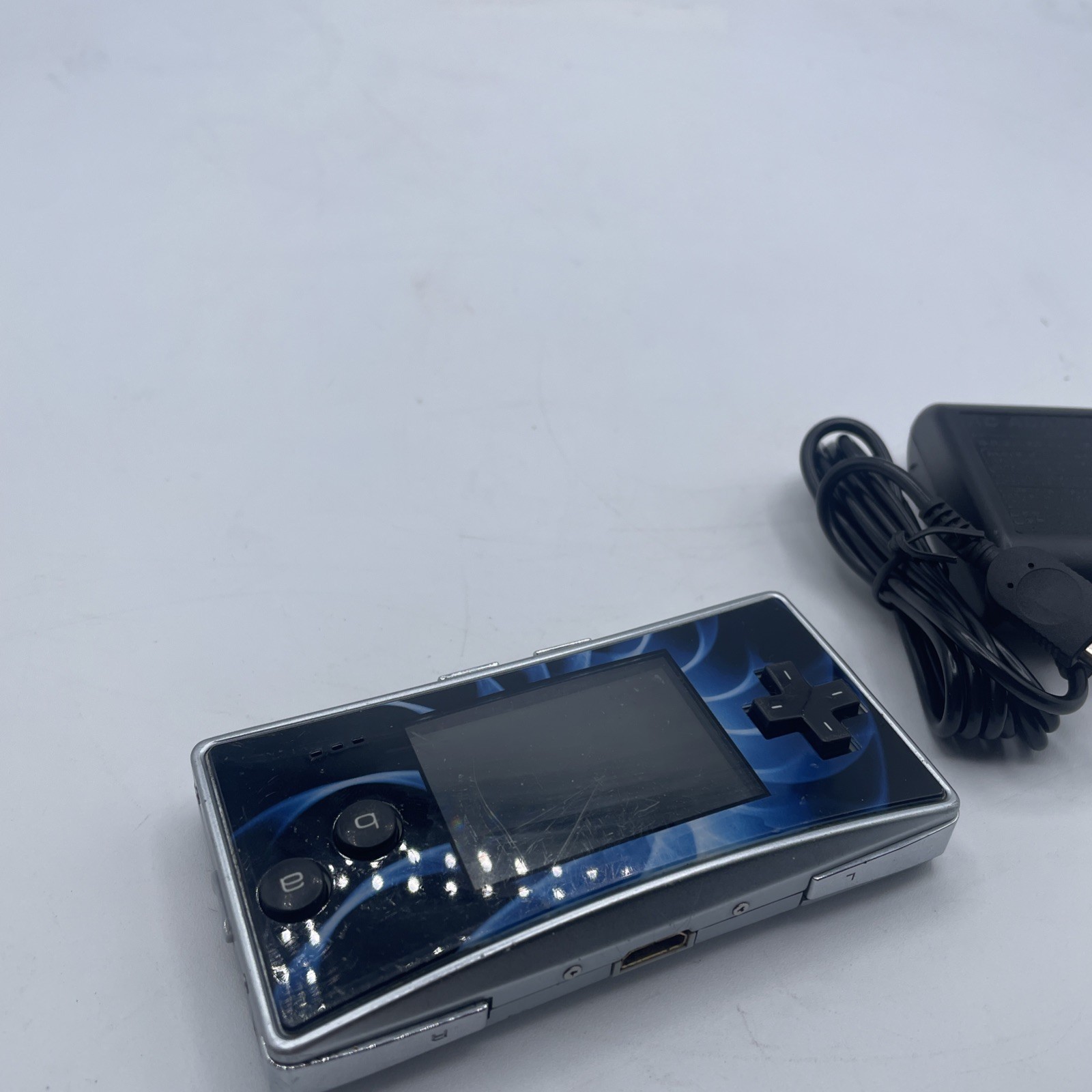 Nintendo Gameboy Advance Micro Silver Handheld Console GBA Tested Working