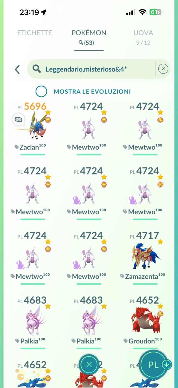 Pokemon Go Accont VIP 🔥1.5 billion stardust🔥✨4 MEWTWO100 SHADOW✨