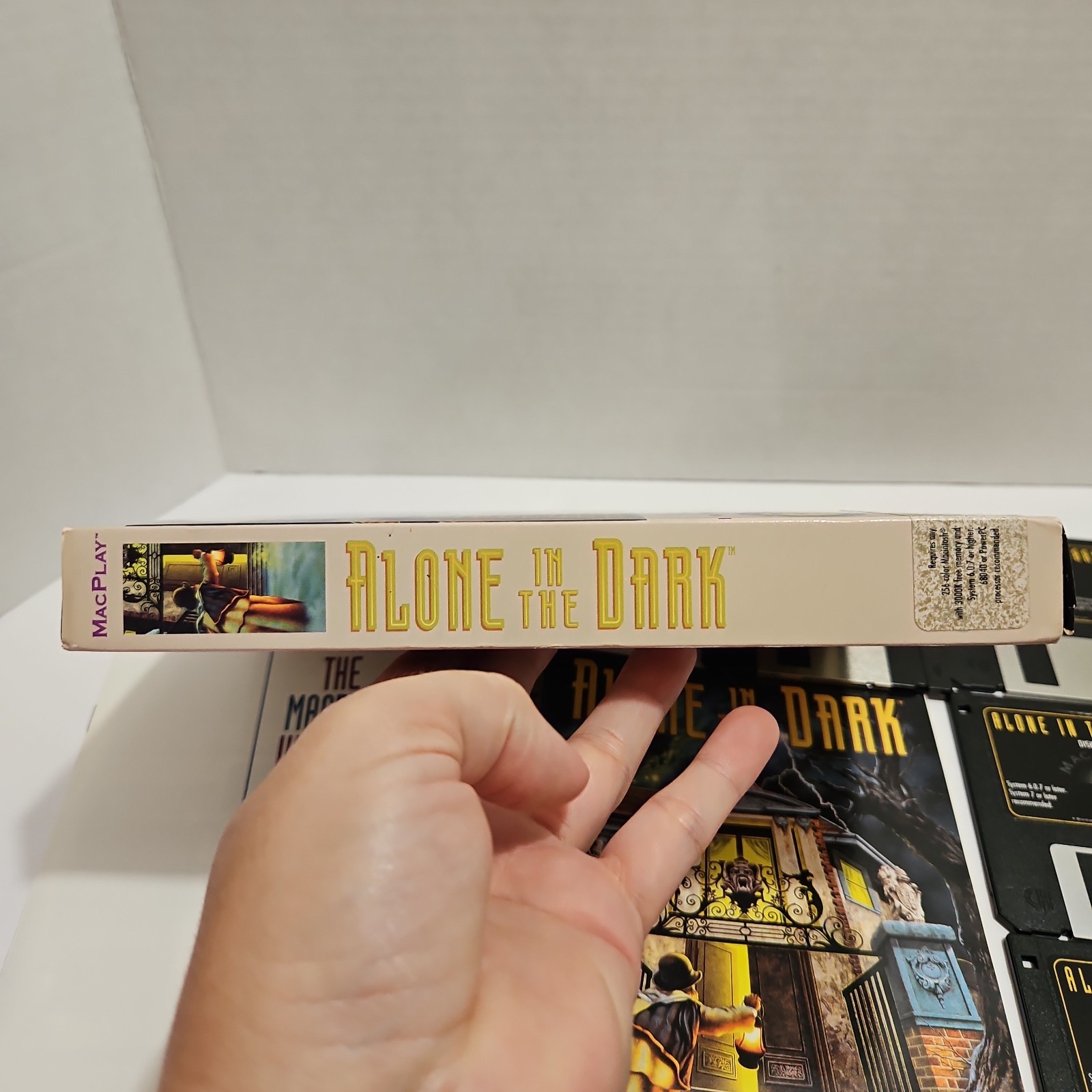 Alone In The Dark Macplay Vintage Mac Macintosh Big Box PC Game