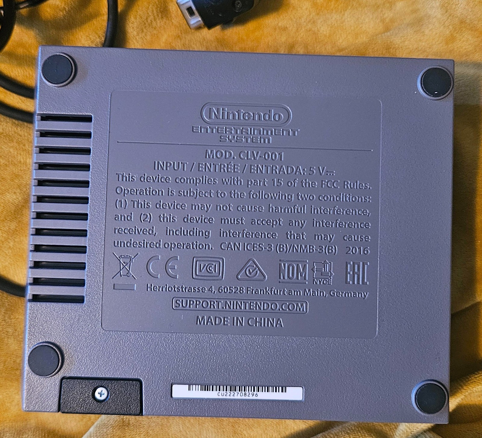 NES Classic Edition, in original box. Bought by my mom a long time ago.