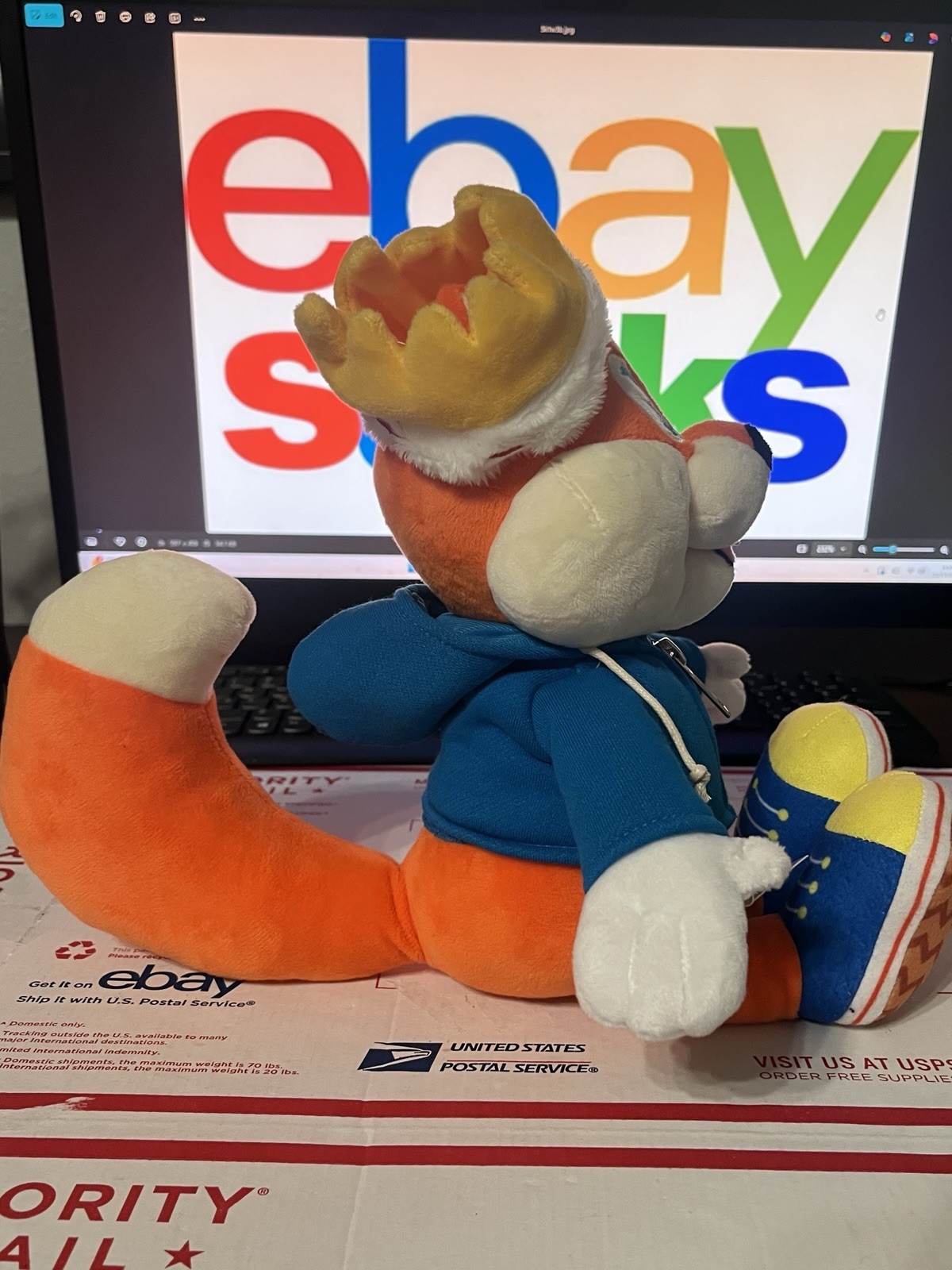 Conker Talking Plush Figure w/ Removable Crown Conker’s Bad Fur Day; Sound Works