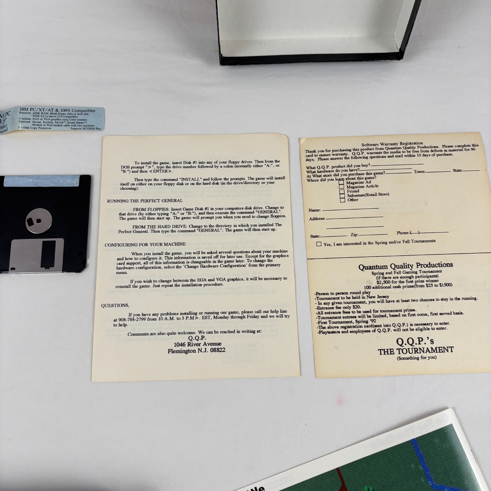 The Perfect General (PC, 1991) 3.5″ Floppy, Big Box