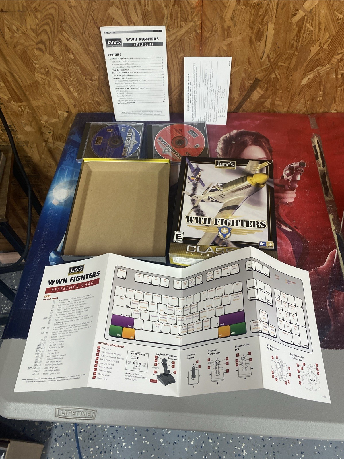Jane’s Combat Flight Simulator WWII FIGHTERS PC GAME 1999 1st Edition COMPLETE