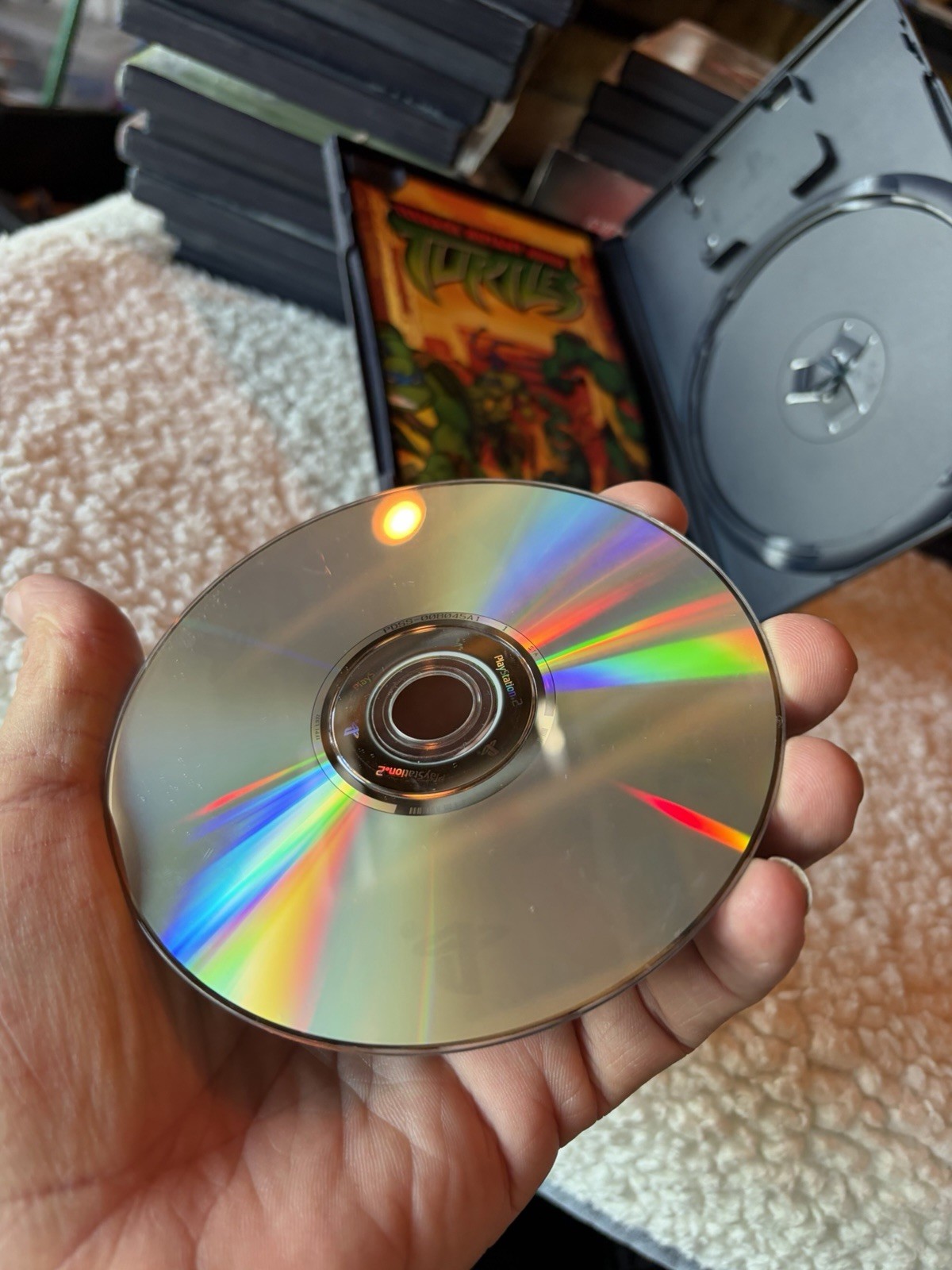 Teenage Mutant Ninja Turtles Konami PlayStation 2 Manual Included NTSC-U/C