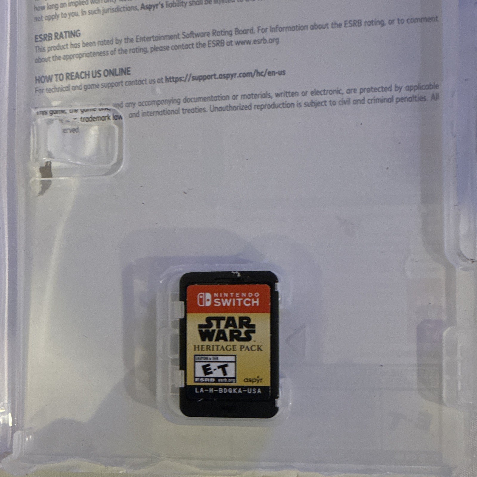 Aspyr Star Wars Heritage Pack Compilation Nintendo Switch Multiplayer E10+ 2023