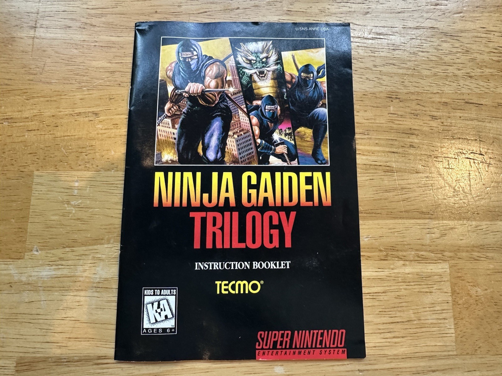 Ninja Gaiden Trilogy – Super Nintendo Entertainment System, (1995)