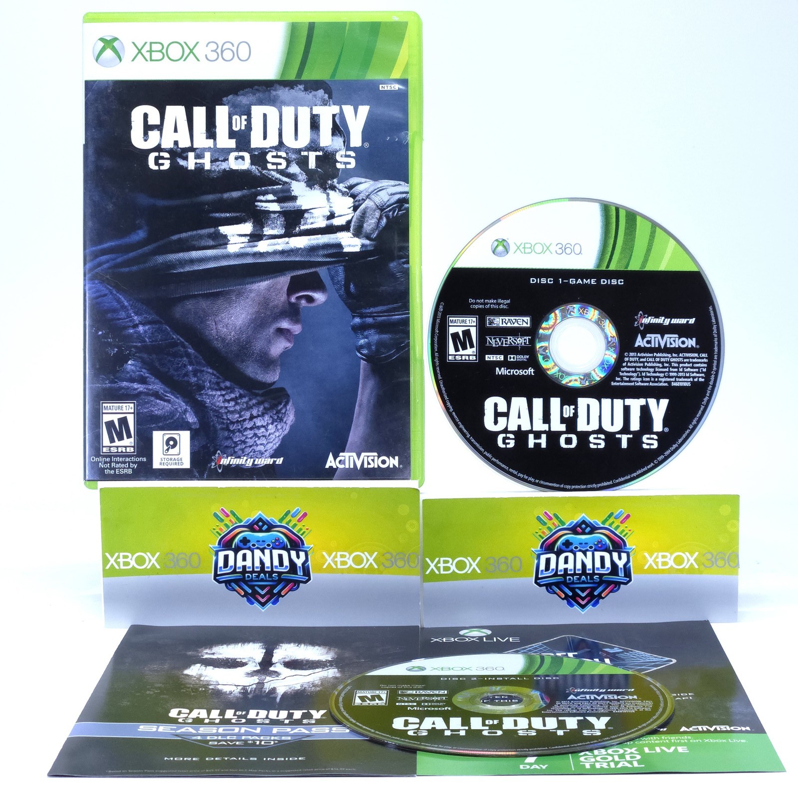Call of Duty Ghosts CIB W/ Manual – Xbox 360