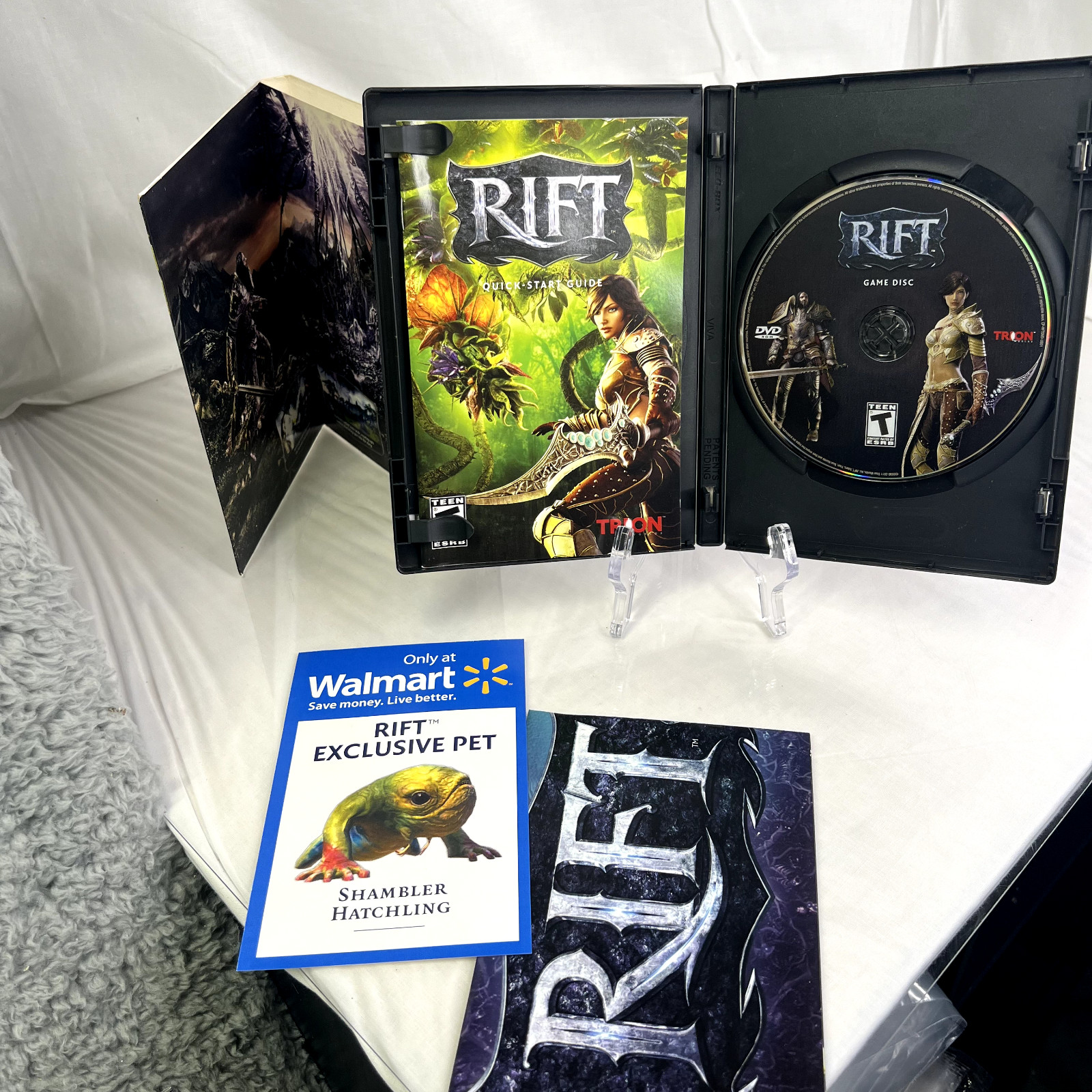 Rift PC game DVD-ROM CIB TESTED Slip Cover Poster Promo