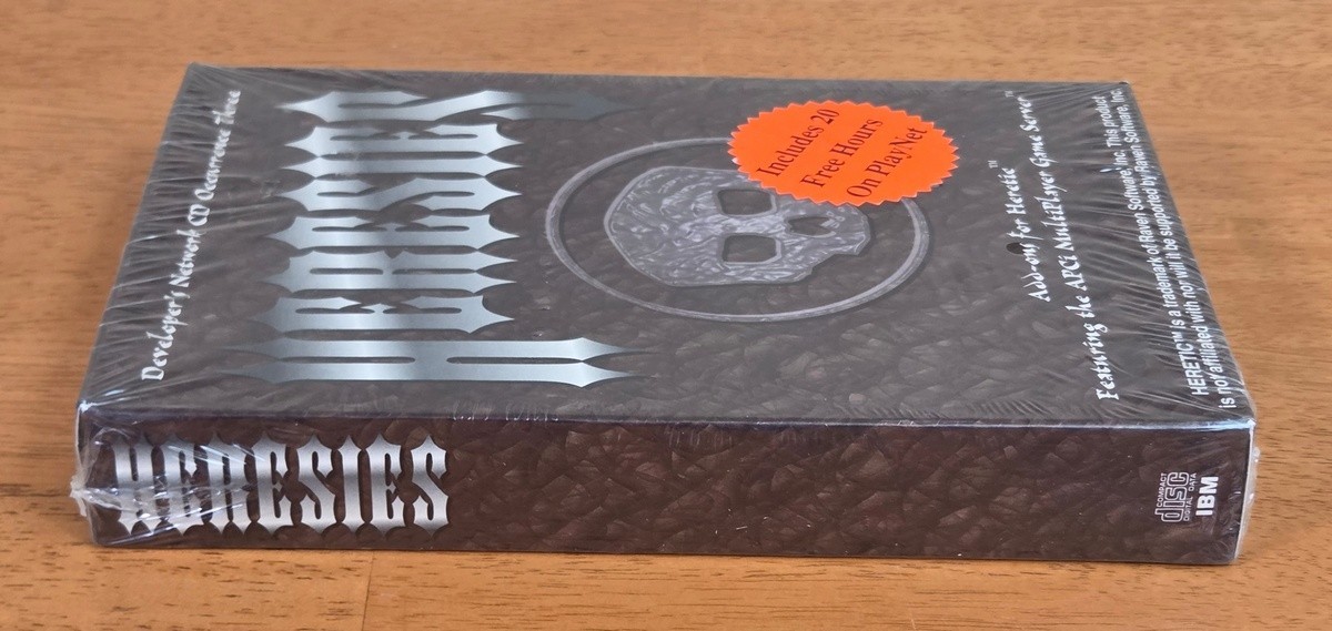New Sealed Heresies Heretic Expansion Set Developers Network IBM PC CD 1995