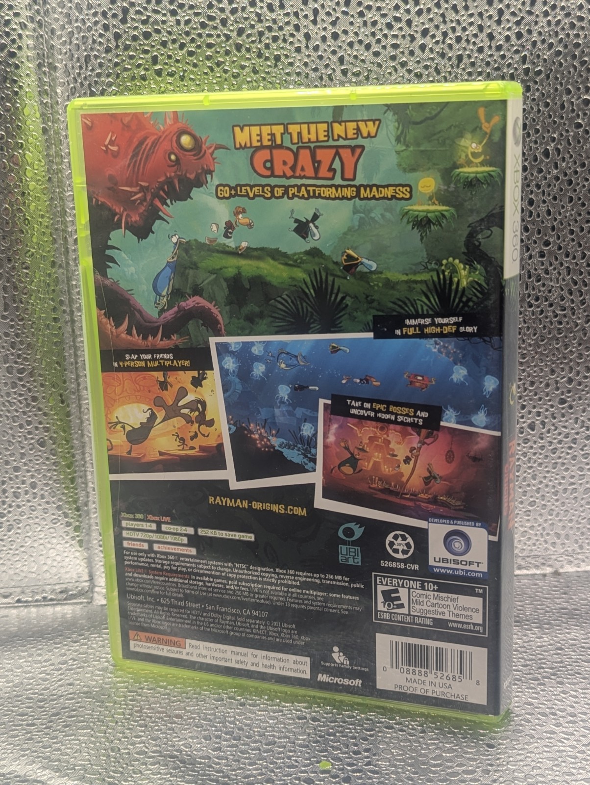 Rayman Origins Xbox 360 Complete Video Game