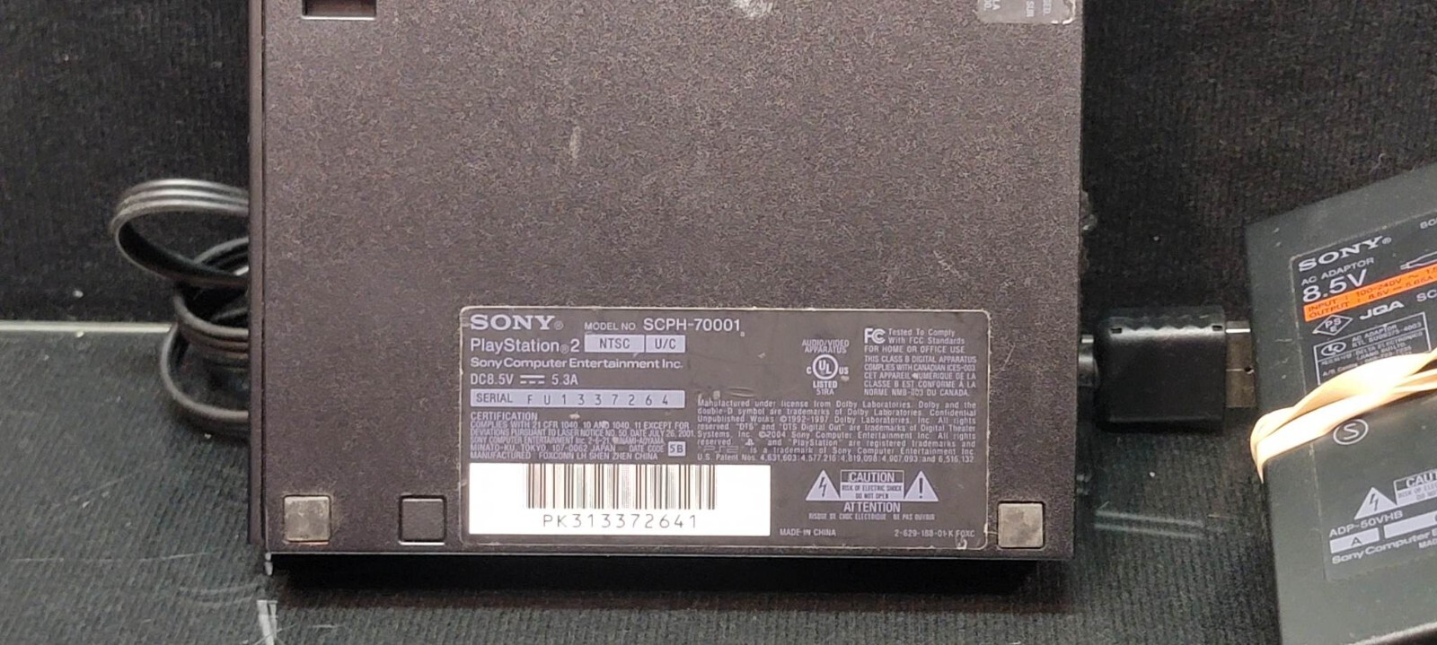 Sony PlayStation 2 SCPH-70001 Slim Console – 1 Blue Controller – 1 Memory Card