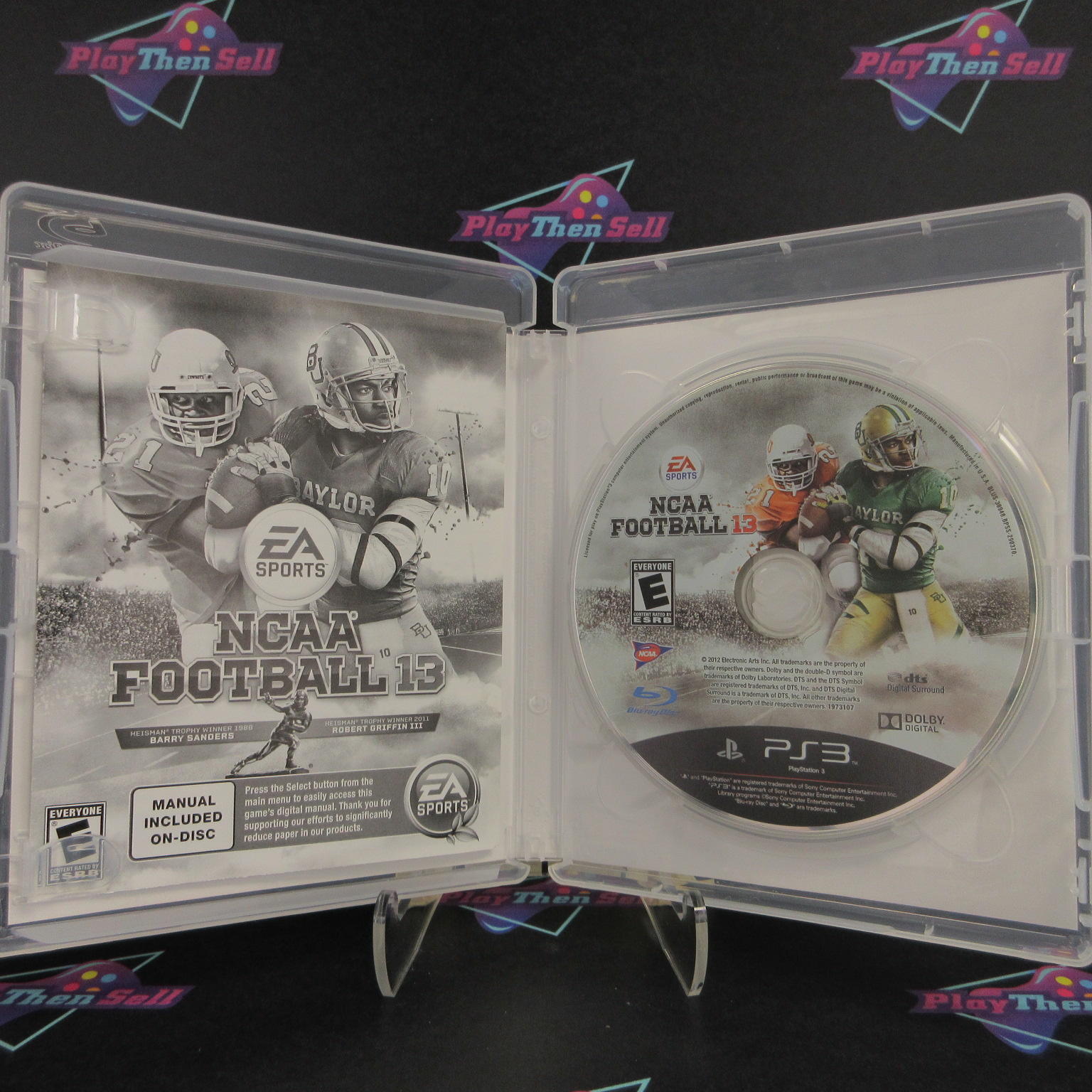 NCAA Football 13 PS3 PlayStation 3 Complete – 1 Year Warranty EX Cond