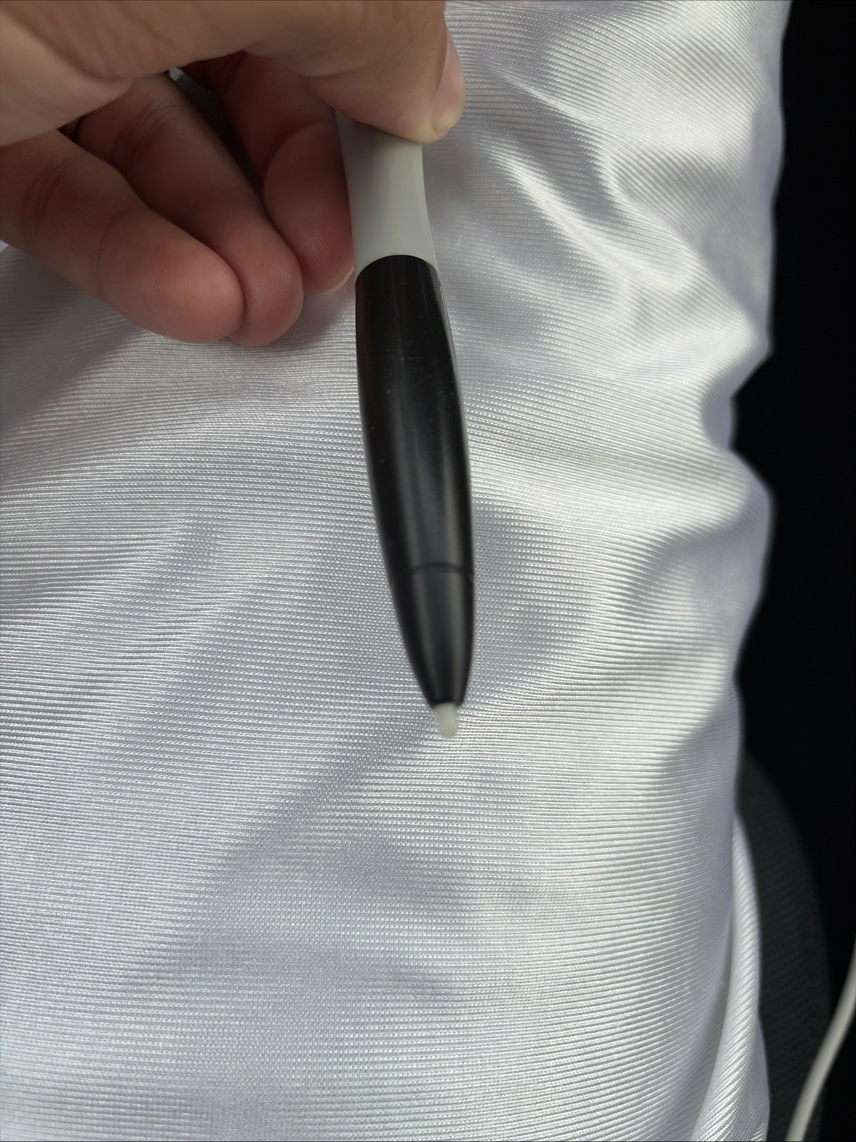 Nintendo 3DS Retractable Stylus Pen Black & Grey Rare Hard To Find