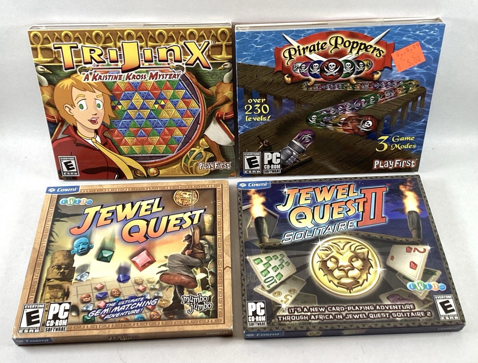 Lot of 10 PC Games All NIP Sealed Windows Mac CD-ROM All Rated E