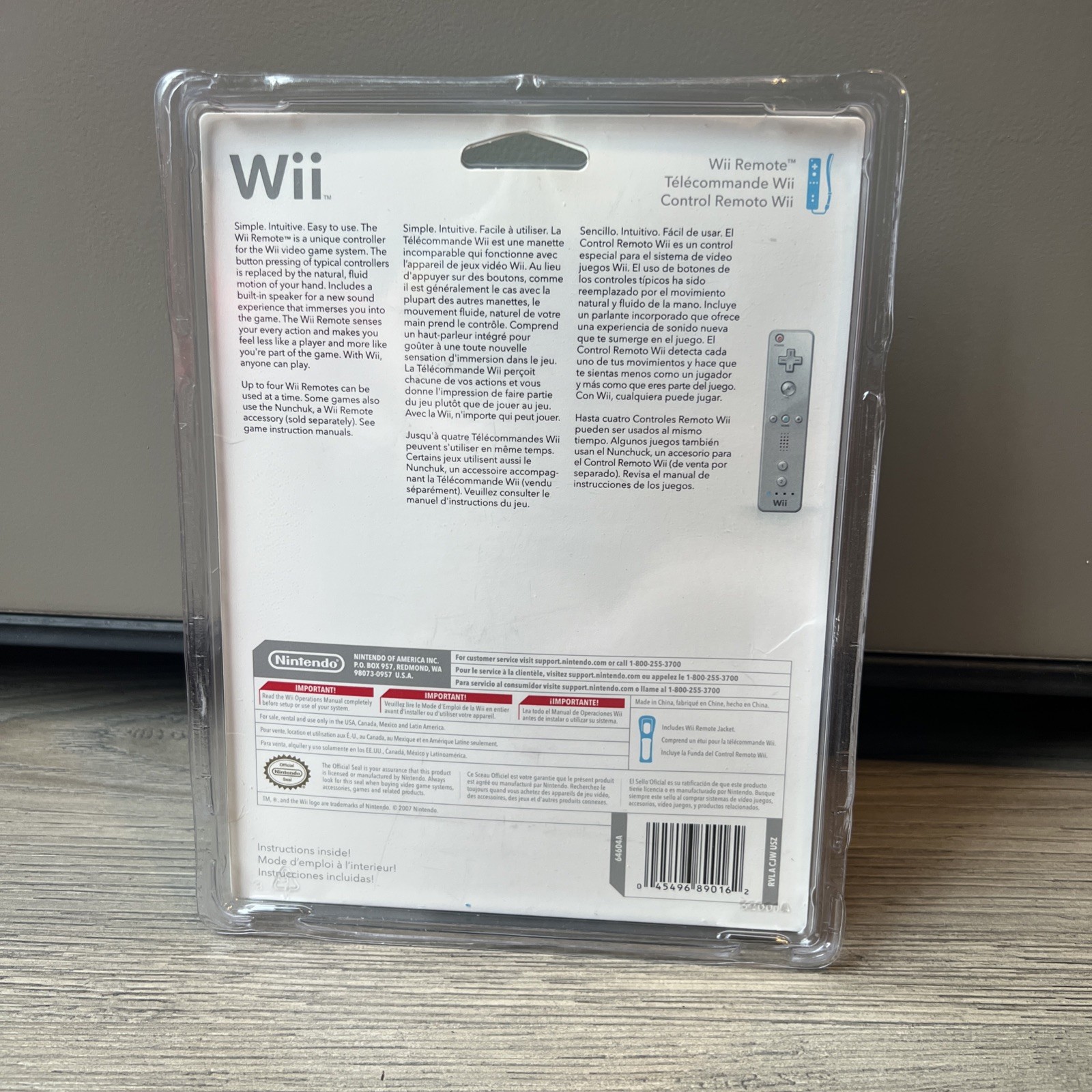 Nintendo Wii Remote Controller White Original Authentic OEM – NEW SEALED