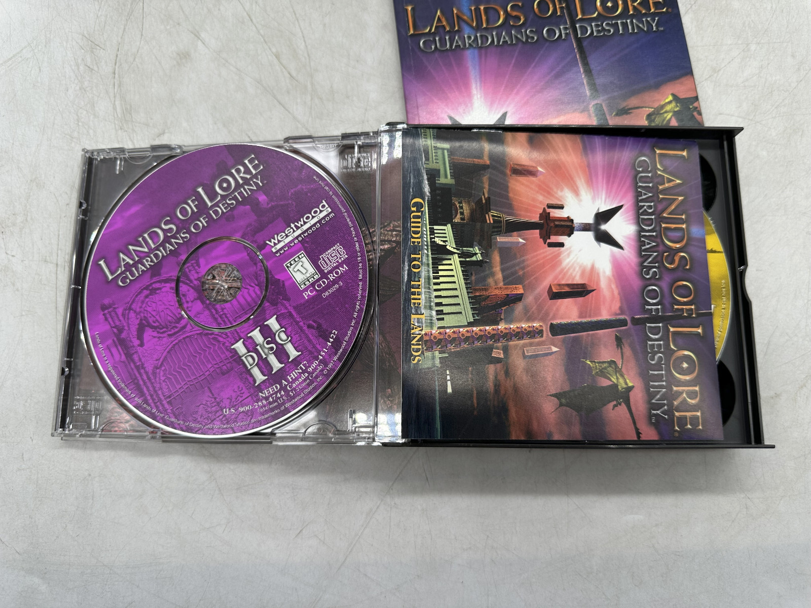 Legends of Lore Guardians of Destiny (PC, 1997, Westwood) NO BOX