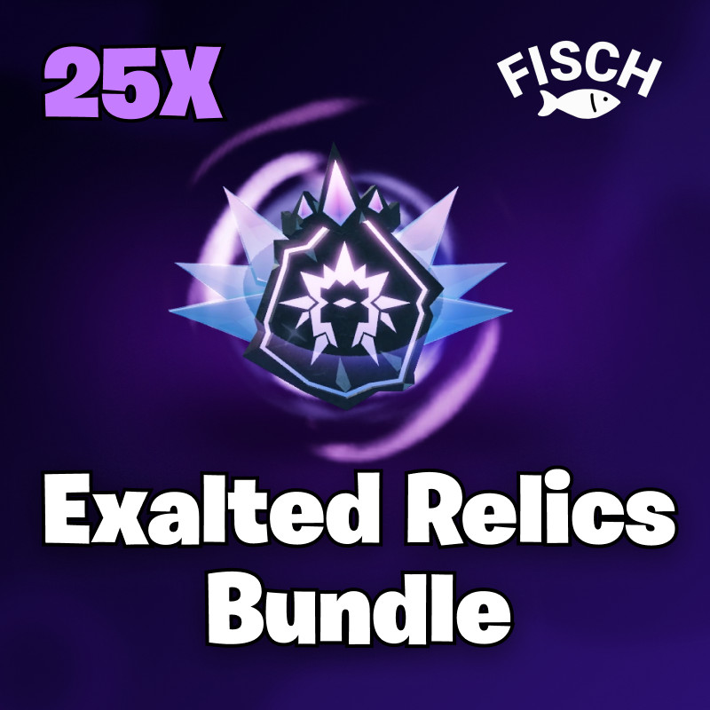 🎣 25x Exalted Relics 🦈 Roblox Fisch 🐟 Cheap | Fast Delivery ⚡