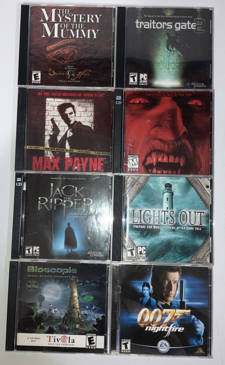 PC Game Lot of (49) Discs, and CD-ROM Games. Very Nice! Years of playing.