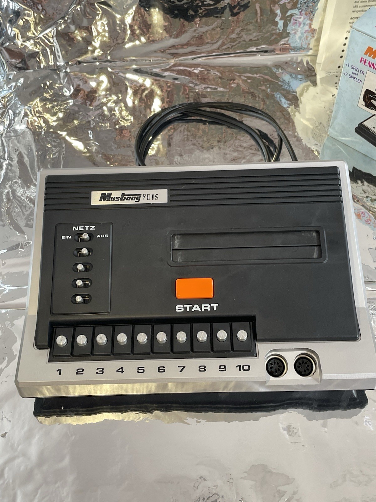Mustang 9015 Original Packaging CIB Sanwa 2 Modules Original Packaging CIB Retro Pong Console Excellent Condition 70s
