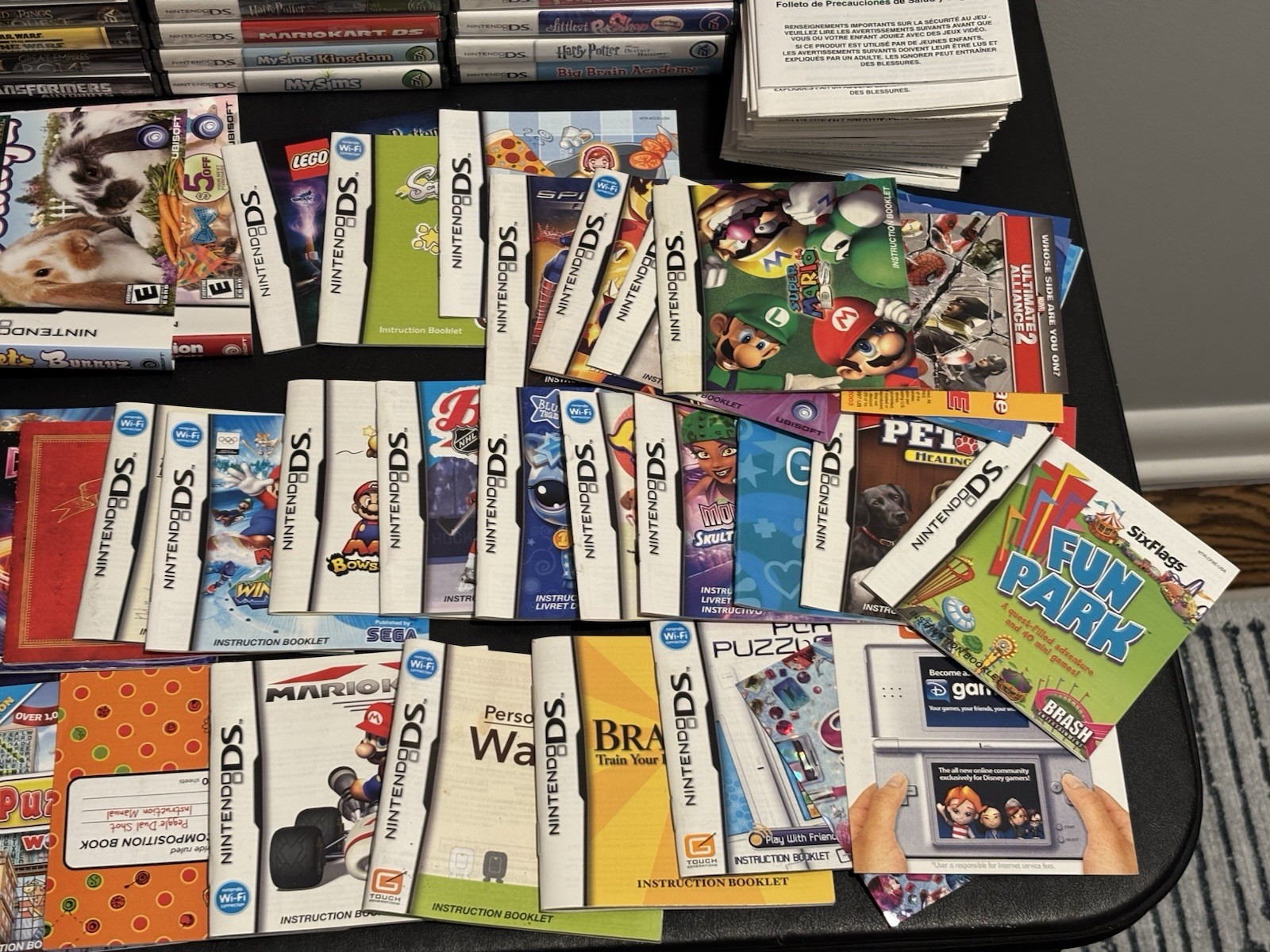 Massive Lot 100s of Nintendo DS & 3DS Cases Manuals Inserts & Cover Art Pokemon
