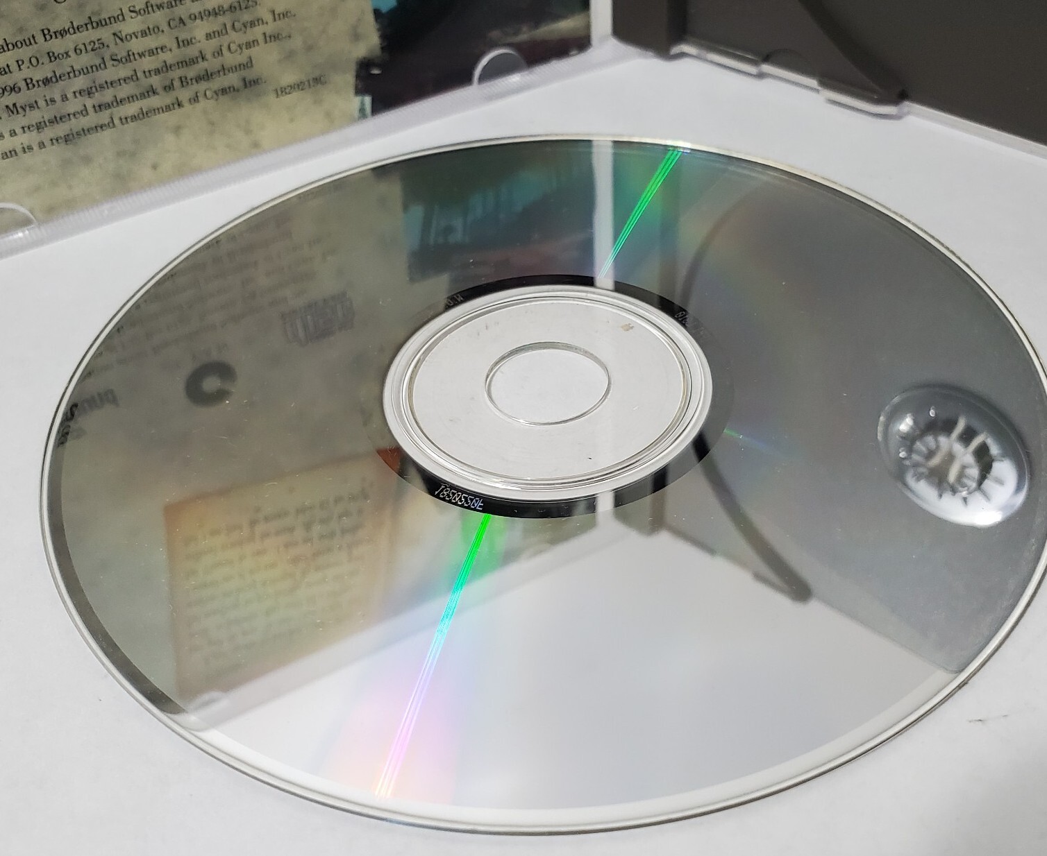 Myst CD-ROM Windows Big Box PC Game 1996 A Cyan Production Broderbund VTG