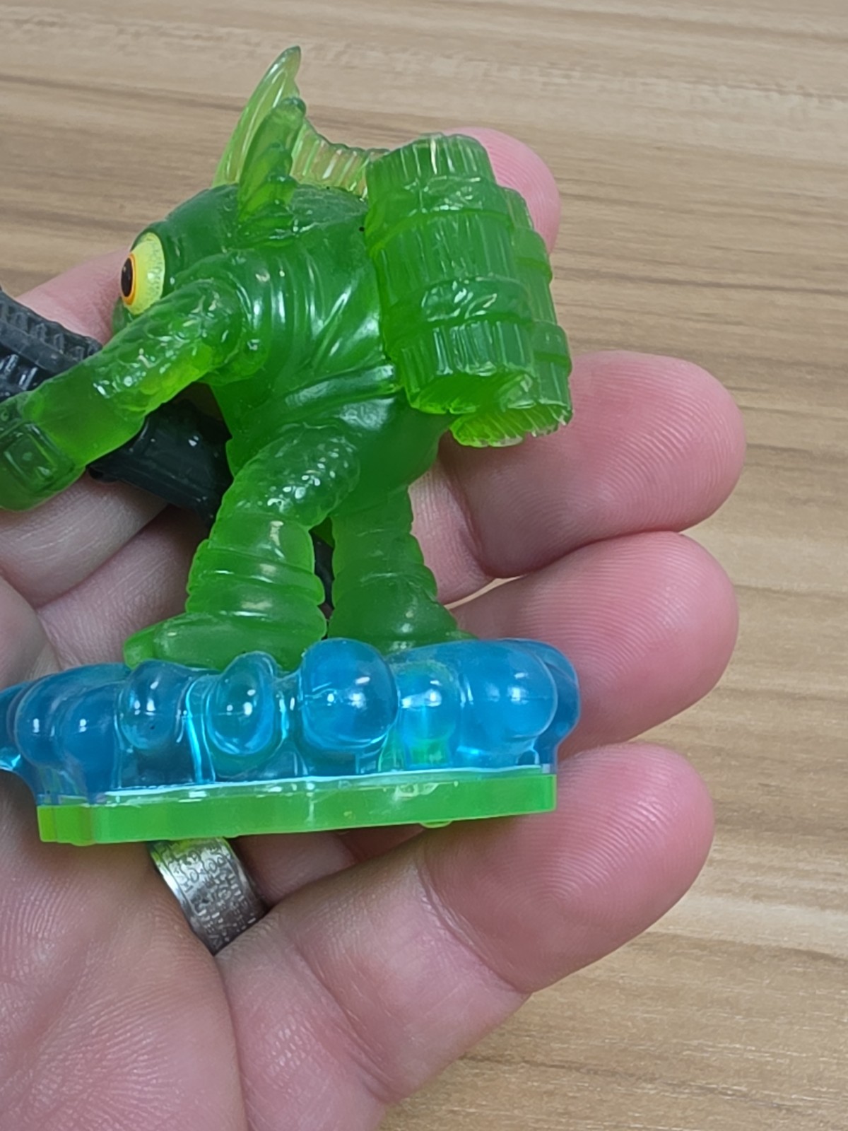Clear Green Gill Grunt Skylanders Spyros Adventure Imaginators