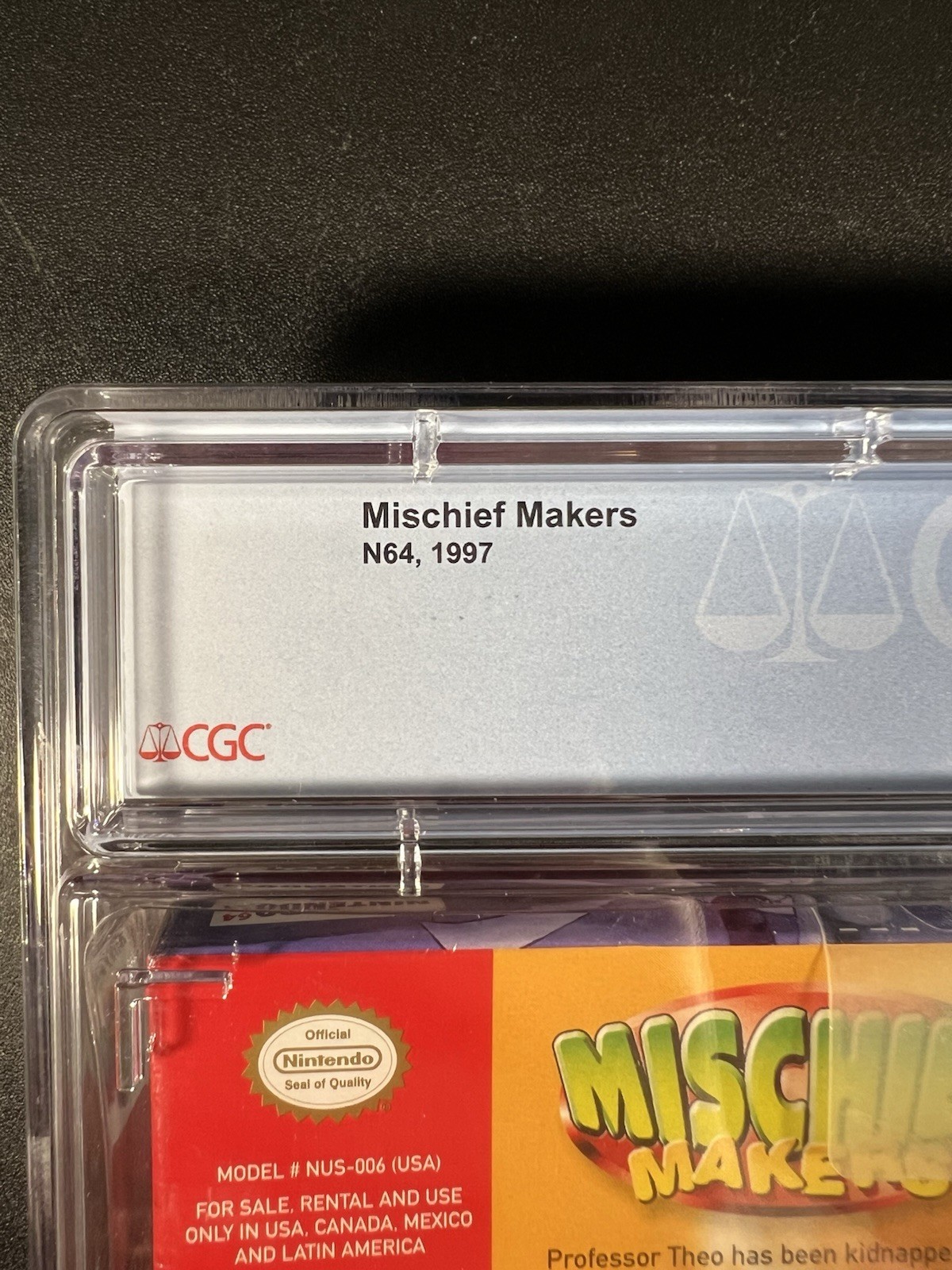 Mischief Makers [Early Print] – N64, Sealed, CGC Graded 9.2 A!!!