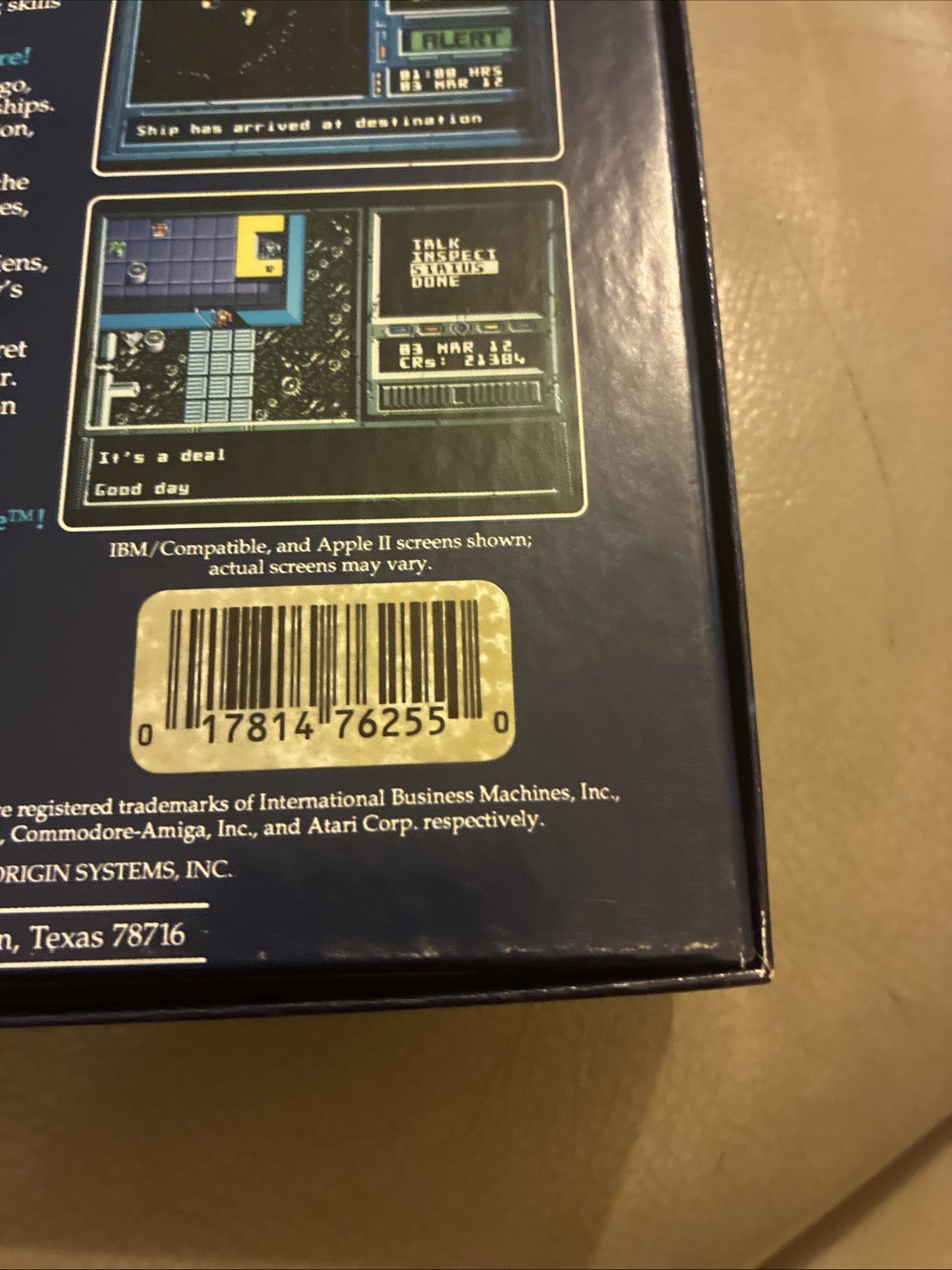 Space Rogue Origin Systems : Macintosh Big Box – Excellent Condition, No Disc