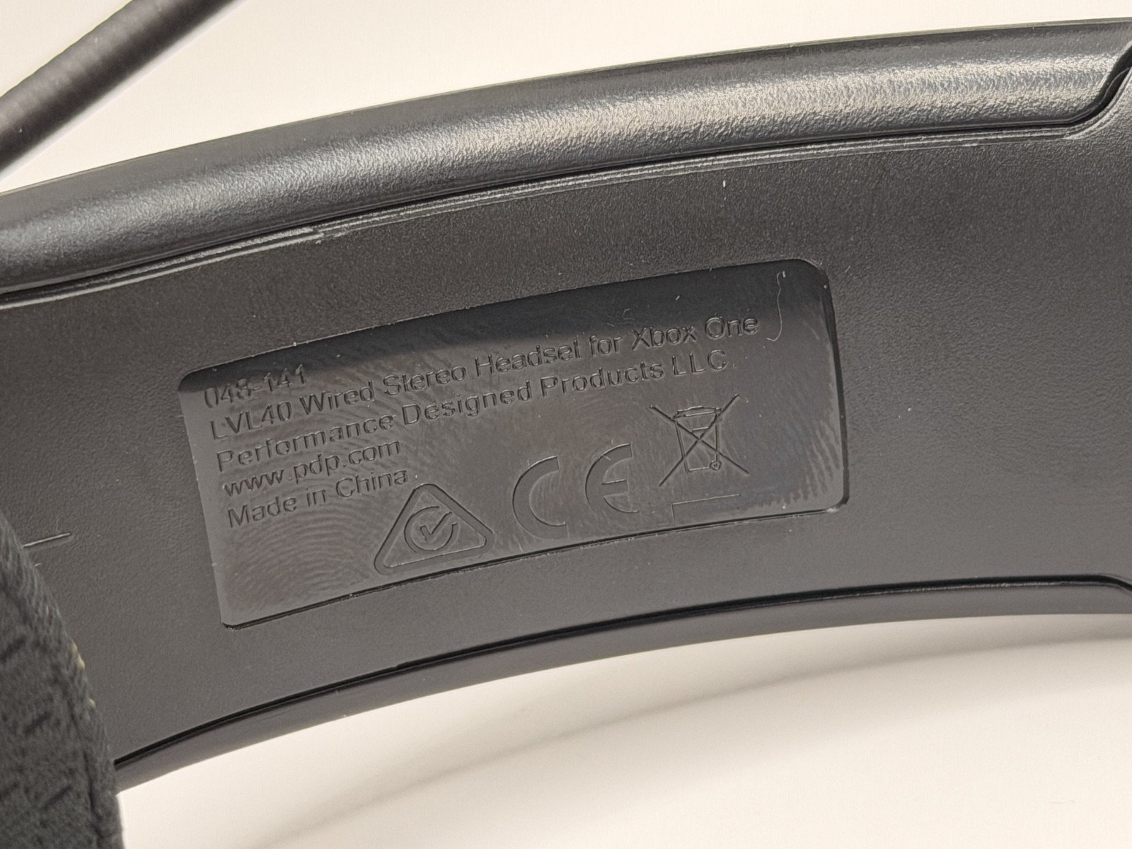 Xbox One PDP Gaming LVL40 Wired Stereo Headset Over-Ear with Microphone