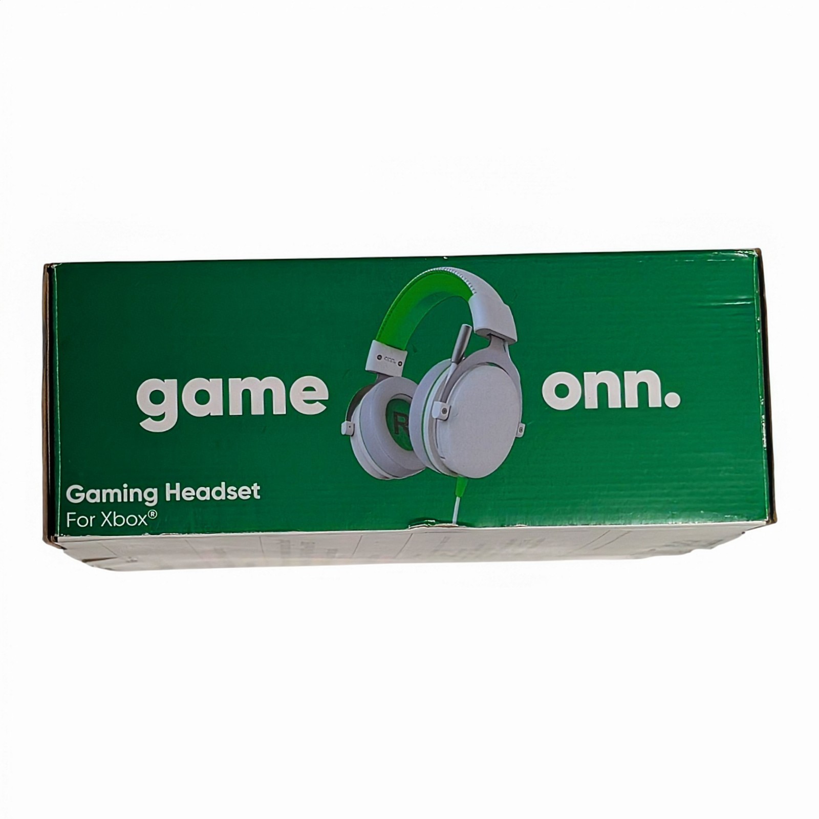onn Wired Gaming Headset For Xbox – Light Gray/Green – SEALED NIB – Lowest Price